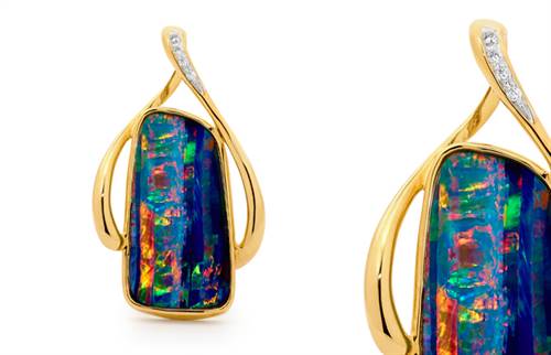 Opals Australia's Light Opal Doublet pendant