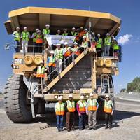 Participants were given the rare opportunity to visit the Jwaneng mine