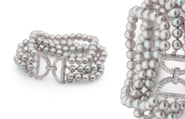 Ikecho Pearls' four row pearl bracelet