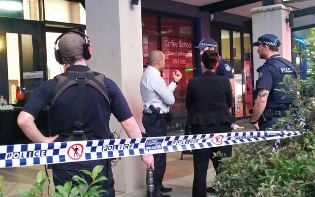 A retailer has suffered numerous stab wounds from a jewellery store attack. Source: ABC News, Kristina Harazim