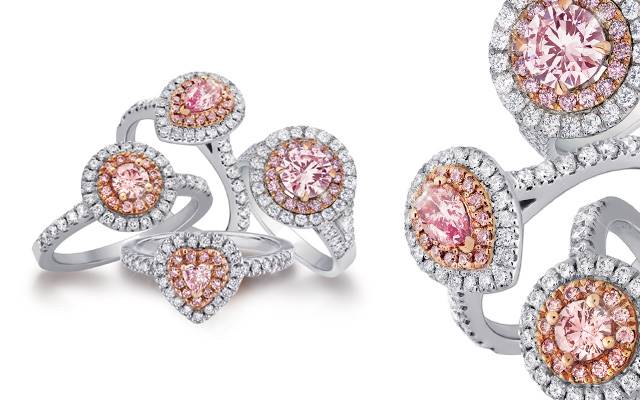 Pink Kimberley Australia's rings