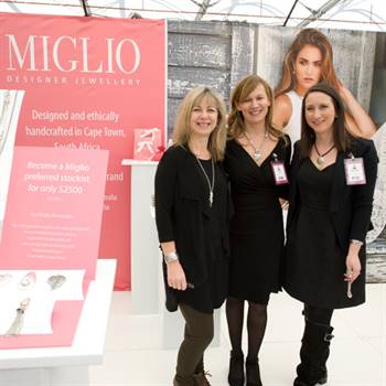 Miglio Designer Jewellery was a first-time exhibitor