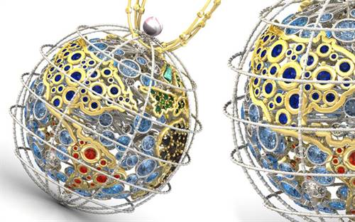 An Australian jewellery designer won third prize in an international CAD contest