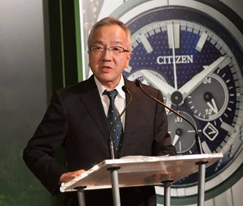 Toshio Tokura, Citizen Holdings president and CEO