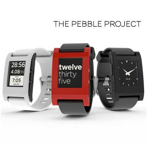 The new Pebble watch has customisable clock faces