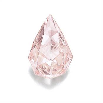 The fancy orangey pink diamond from Sir Sean Connery