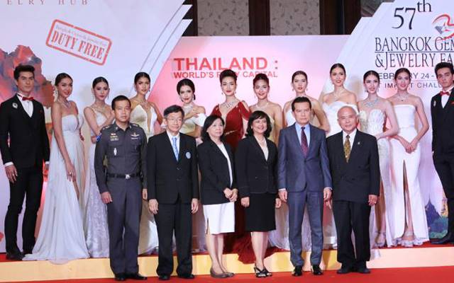 The official announcement of the 57th Bangkok Gems and Jewelry Fair