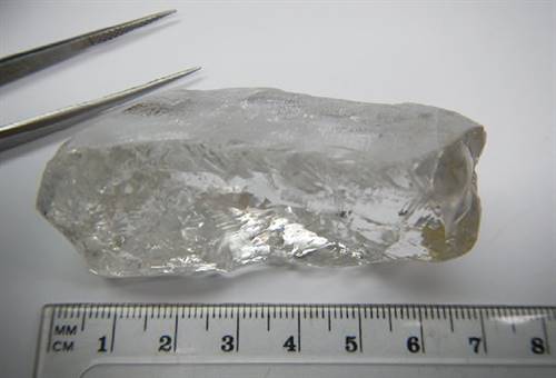 The 404-carat diamond is said to be the largest stone found in Angola