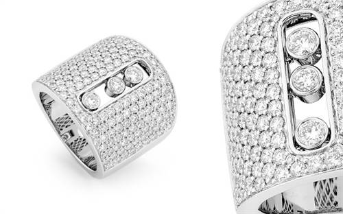 Ordysé by Sparkle Impex's white gold pavé ring