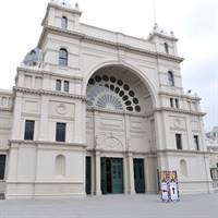 The fair was held at the Royal Exhibition Building in Melbourne