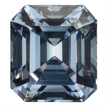 The 5.03-carat diamond is the largest faceted blue synthetic stone graded by the GIA to date