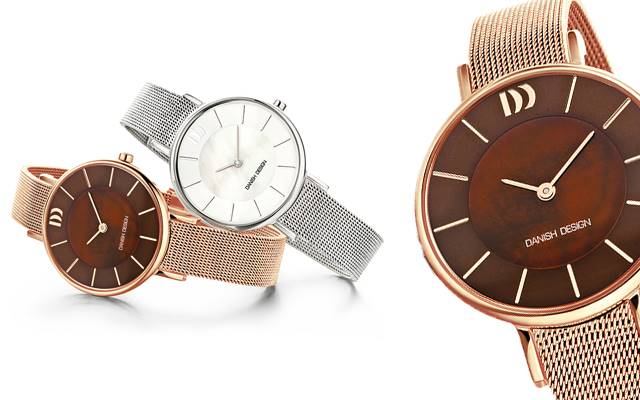 A selection of Danish Design's new range of ladies watches