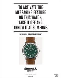 Another example of a Shinola advertisement