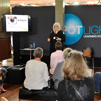 A social media presentation at the Melbourne Jewellery Fair 2016