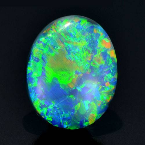 A 5.95-carat black opal will be among the lots offered at the auction