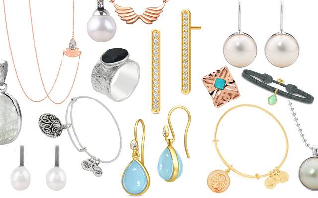 A selection from Alex and Ani, Julie Sandlau, Miglio, Najo, Pastiche and Stones and Silver