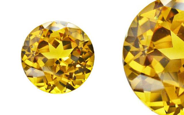 Surfsands’ round-cut yellow sapphire