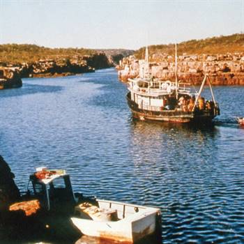 Berkeley River in the Kimberley region of Western Australia, 1974 