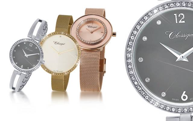 Three timepieces from Classique 