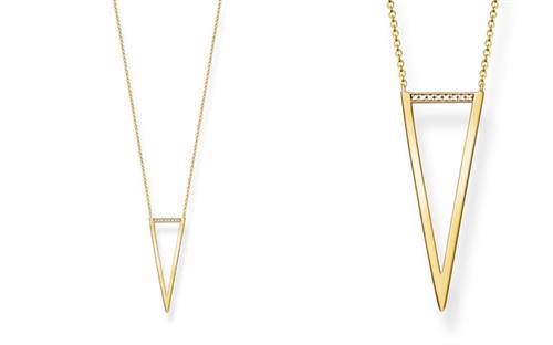 Thomas Sabo's Triangle Diamonds necklace