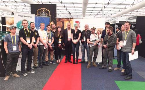 Winners, organisers and judges at the 2016 Jewellery Design and Manufacturing Championships