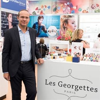 Eric Lefranc, Les Georgettes president, attended the fair