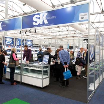 First-time exhibitor SK Diamonds received significant attention