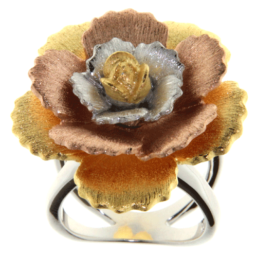 Ellani Collections' new floral sterling silver ring