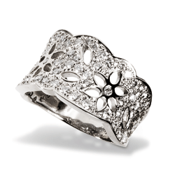 A ring from the newly launched Lace collection by Ole Lynggaard