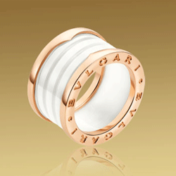 An 18-carat pink gold ring from Bulgari's Bzero1 line which has been performing exceptionally well