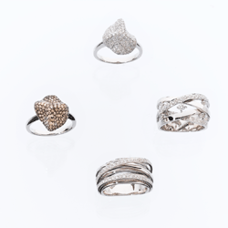 A range of diamond dress rings that Temelli Jewellery has released in time for Christmas